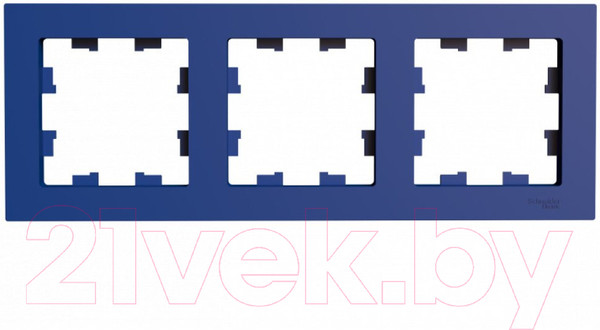 Изображение товара Рамка для выключателей и розеток Systeme (Schneider) Electric AtlasDesign ATN001103 (аквамарин)