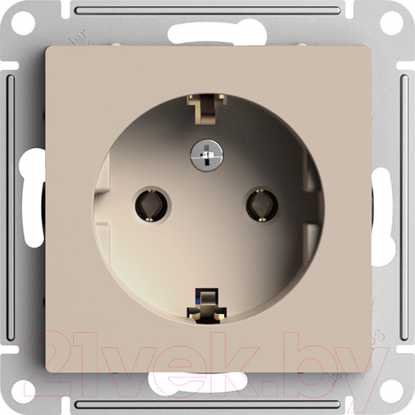 Изображение товара Розетка Systeme (Schneider) Electric AtlasDesign ATN001243 (песочный)