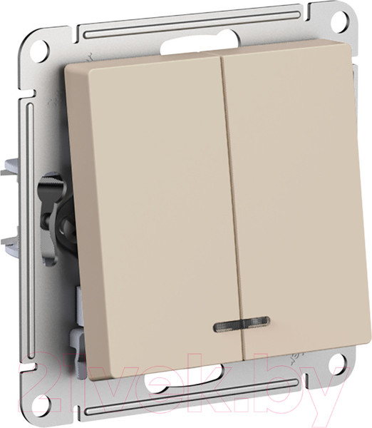 Изображение товара Выключатель Systeme (Schneider) Electric AtlasDesign ATN001253 (песочный)