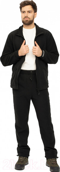 Изображение товара Костюм для охоты и рыбалки Huntsman Байкал Флис Черный (56-58/182)