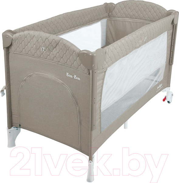 Изображение товара Кровать-манеж INDIGO Bon-Bon (бежевый)