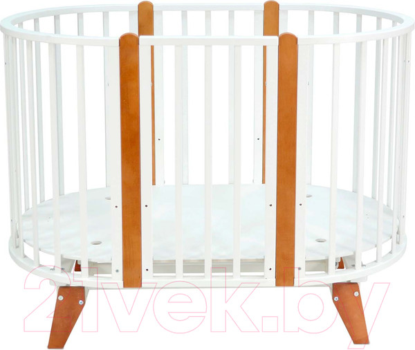 Изображение товара Детская кровать-трансформер INDIGO София 6 в 1 / 106601-6 (белый/натуральный)