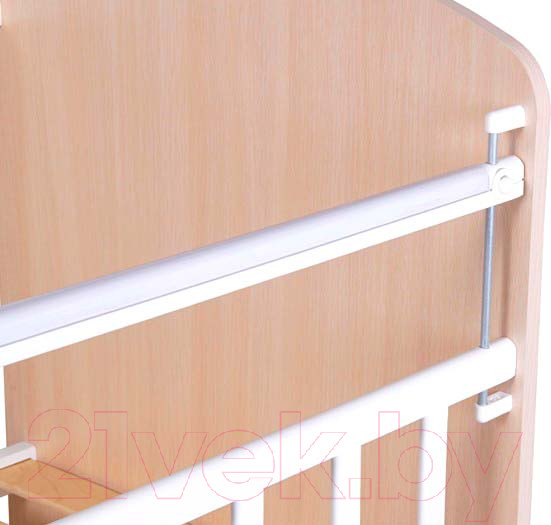 Изображение товара Детская кроватка Фея 750 / 0002551.161 (дуб пастельный/белый)