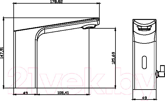 Изображение товара Смеситель Maxonor Pure Life PL513