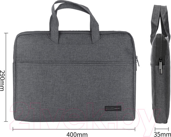 Изображение товара Сумка для ноутбука Deli 5590LGRAY (светло-серый)