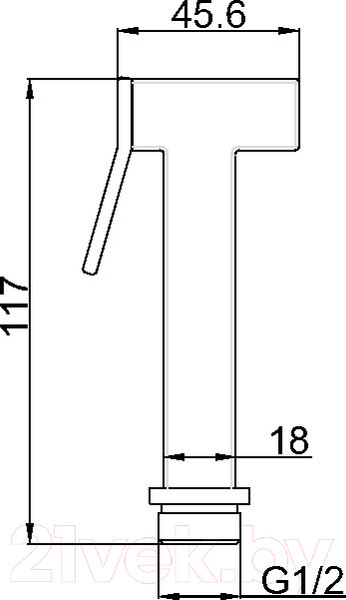 Изображение товара Лейка гигиенического душа Maxonor Pure Life PL03/04-7