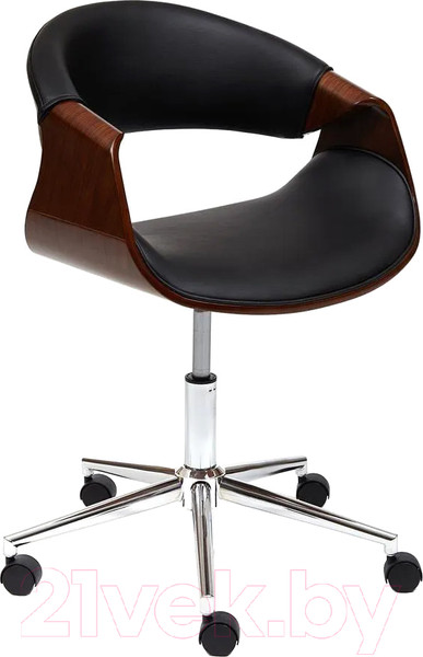 Изображение товара Кресло офисное Tetchair Bend (орех/кожзам черный)