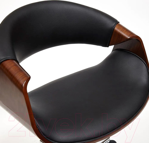 Изображение товара Кресло офисное Tetchair Bend (орех/кожзам черный)