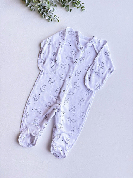 Изображение товара Комбинезон для малышей Sofi Бегемотики / 3009 (р.56)