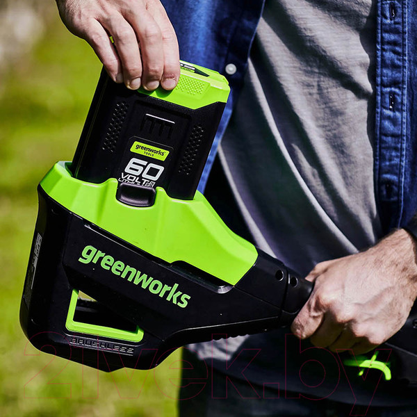 Изображение товара Кусторез аккумуляторный Greenworks 60В 2206507 (без АКБ и ЗУ)