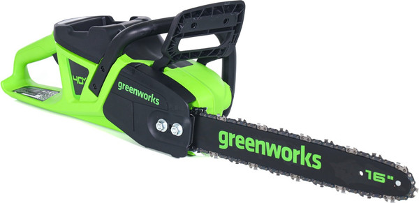 Изображение товара Пила цепная аккумуляторная Greenworks GD40CS20XK4 бесщеточная 40V 40см / 2008807UB (c АКБ 4Ач и ЗУ)