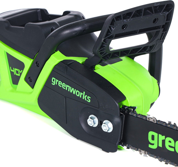 Изображение товара Пила цепная аккумуляторная Greenworks GD40CS20XK4 бесщеточная 40V 40см / 2008807UB (c АКБ 4Ач и ЗУ)
