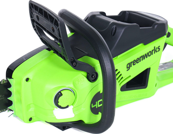 Изображение товара Пила цепная аккумуляторная Greenworks GD40CS20XK4 бесщеточная 40V 40см / 2008807UB (c АКБ 4Ач и ЗУ)