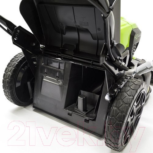 Изображение товара Газонокосилка аккумуляторная Greenworks GD40LM46SP 40V 46см / 2506807UG (с АКБ 5Ач и ЗУ)