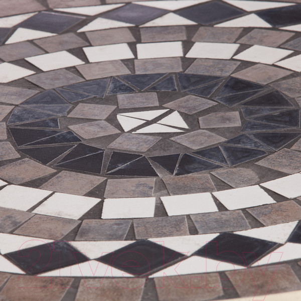 Изображение товара Стол садовый Tetchair Secret De Maison Romeo (металл/белый/плитка калейдоскоп)