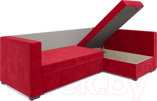 Изображение товара Диван угловой Mebel-Ars Мансберг (кордрой красный)