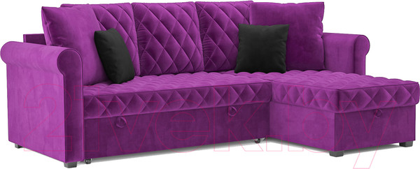 Изображение товара Диван угловой Mebel-Ars Берлин (фиолетовый)