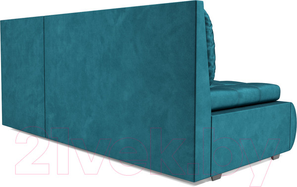 Изображение товара Диван угловой Mebel-Ars Кормак (бархат сине-зеленый Star Velvet 43 Black Green)