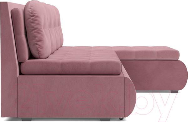 Изображение товара Диван угловой Mebel-Ars Кормак (велюр пудра НВ-178 18)