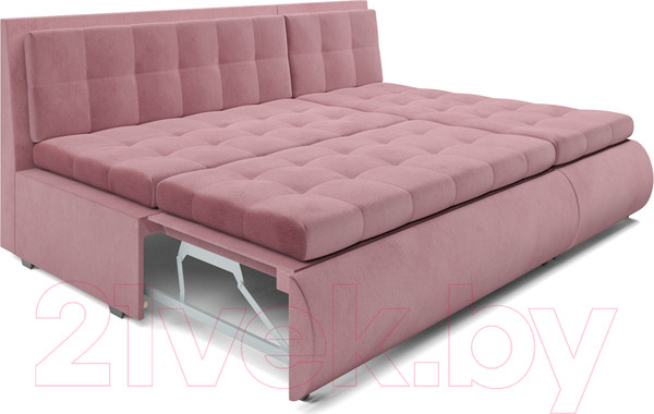 Изображение товара Диван угловой Mebel-Ars Кормак (велюр пудра НВ-178 18)