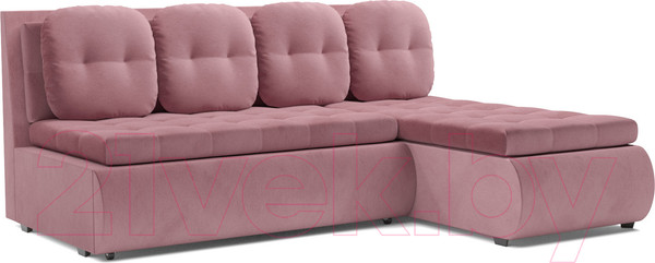 Изображение товара Диван угловой Mebel-Ars Кормак (велюр пудра НВ-178 18)