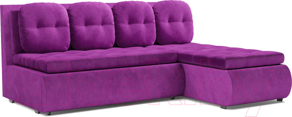 Изображение товара Диван угловой Mebel-Ars Кормак (фиолетовый)