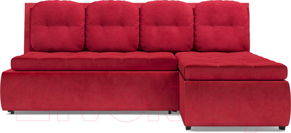 Изображение товара Диван угловой Mebel-Ars Кормак (кордрой красный)