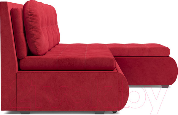 Изображение товара Диван угловой Mebel-Ars Кормак (кордрой красный)