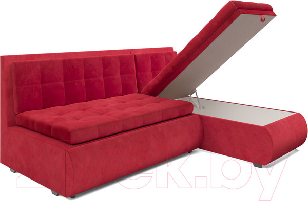 Изображение товара Диван угловой Mebel-Ars Кормак (кордрой красный)