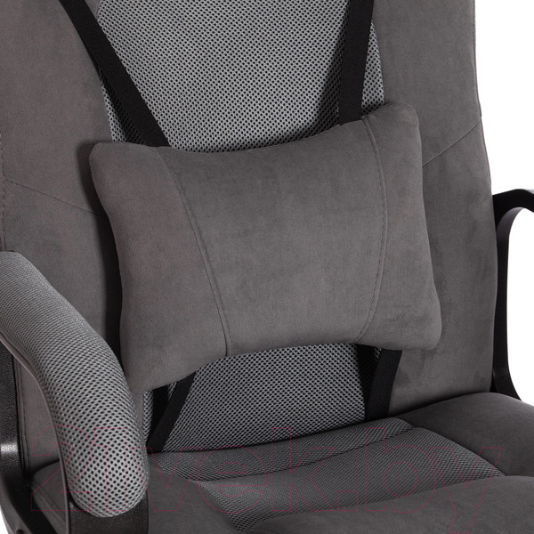 Изображение товара Кресло геймерское Tetchair Driver флок/ткань (серый/серый 29/TW-12)