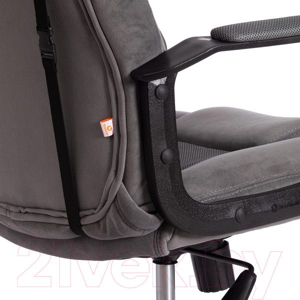 Изображение товара Кресло геймерское Tetchair Driver флок/ткань (серый/серый 29/TW-12)