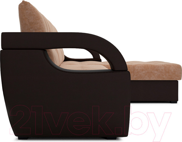 Изображение товара Диван угловой Mebel-Ars Мартин (кордрой бежевый)