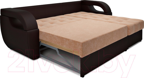 Изображение товара Диван угловой Mebel-Ars Мартин (кордрой бежевый)