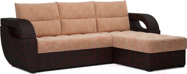 Изображение товара Диван угловой Mebel-Ars Мартин (кордрой бежевый)