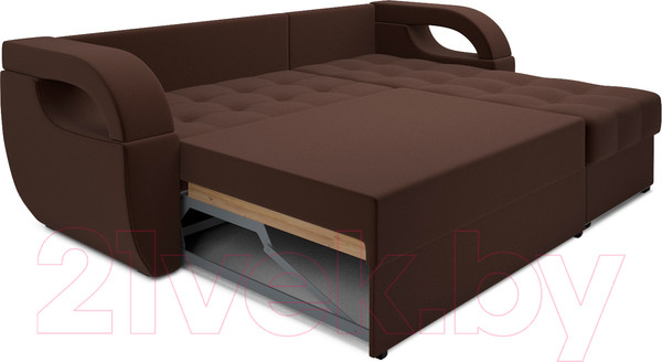 Изображение товара Диван угловой Mebel-Ars Мартин (кордрой коричневый)
