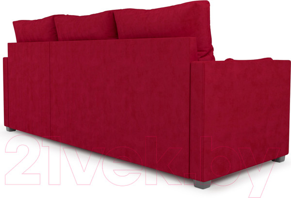 Изображение товара Диван угловой Mebel-Ars Париж (кордрой красный)