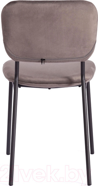 Изображение товара Стул Tetchair Carol металл/вельвет (светло-серый HLR24/черный)