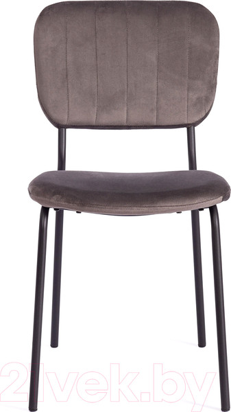 Изображение товара Стул Tetchair Carol металл/вельвет (светло-серый HLR24/черный)