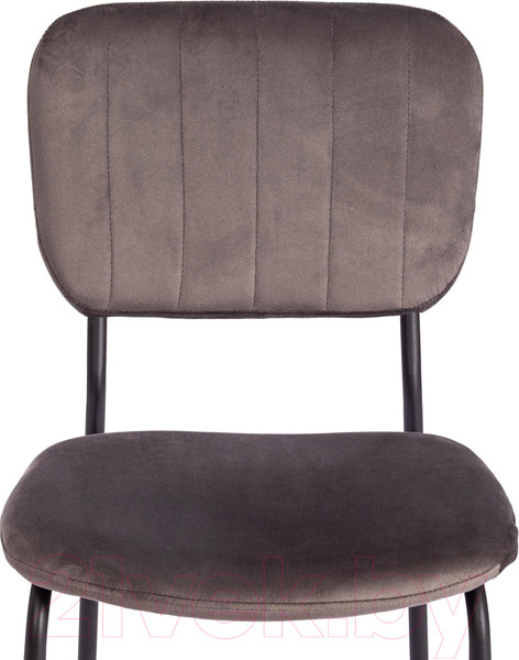 Изображение товара Стул Tetchair Carol металл/вельвет (светло-серый HLR24/черный)