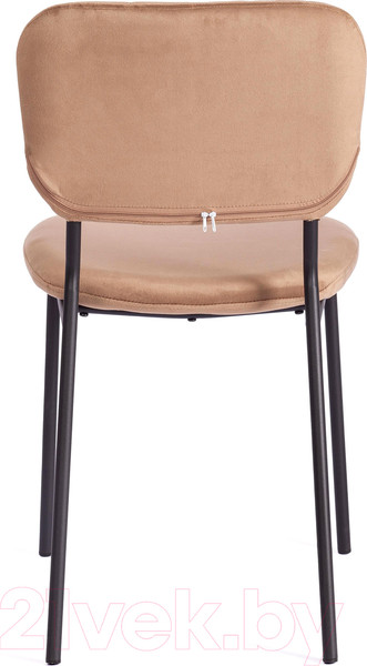Изображение товара Стул Tetchair Carol металл/вельвет (коричневый HLR11/черный)