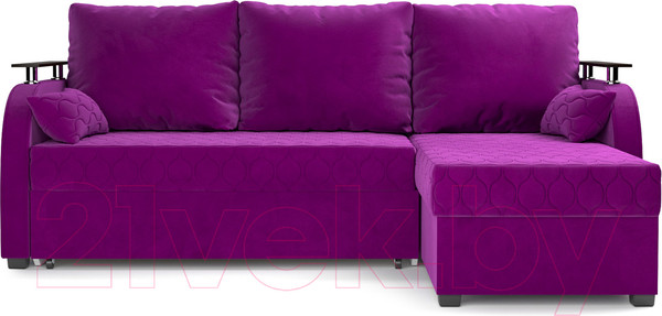 Изображение товара Диван угловой Mebel-Ars Токио (фиолетовый)