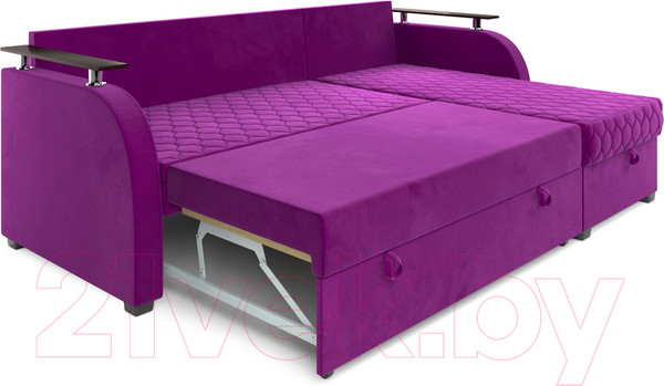 Изображение товара Диван угловой Mebel-Ars Токио (фиолетовый)