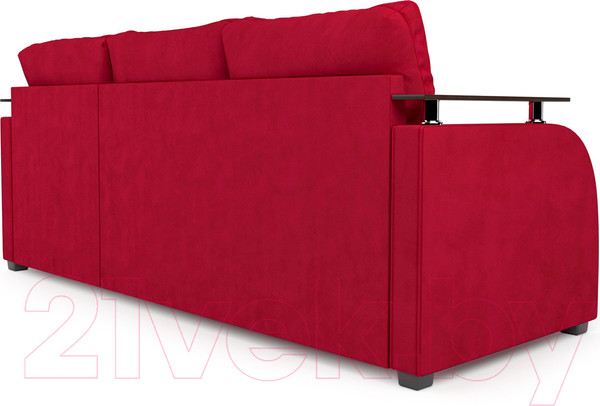 Изображение товара Диван угловой Mebel-Ars Токио (кордрой красный)
