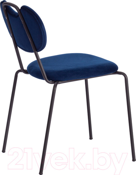 Изображение товара Стул Tetchair Danton металл/ткань (темно-синий)