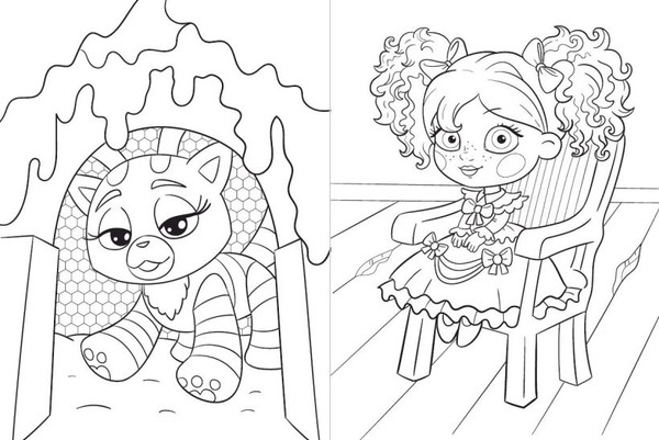 Изображение товара Раскраска Эксмо На фабрике игрушек, мягкая обложка