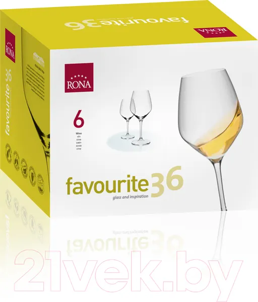 Изображение товара Набор бокалов Rona Favourite 36 7361/360 (6шт)