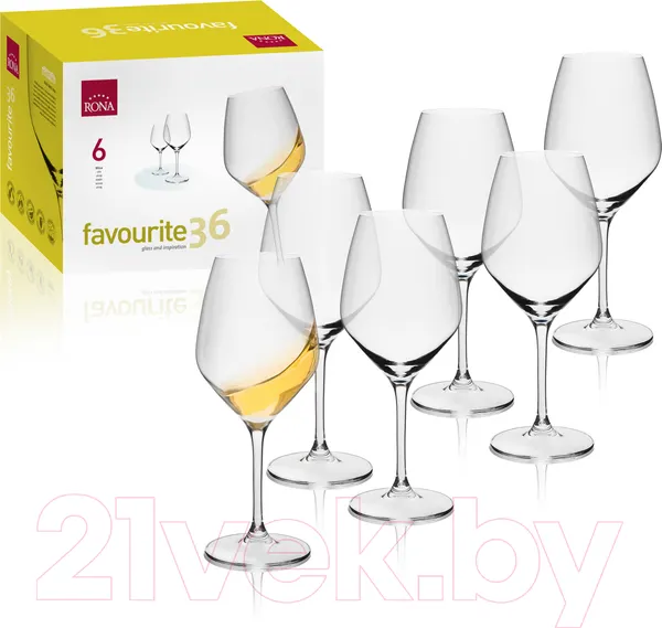 Изображение товара Набор бокалов Rona Favourite 36 7361/360 (6шт)
