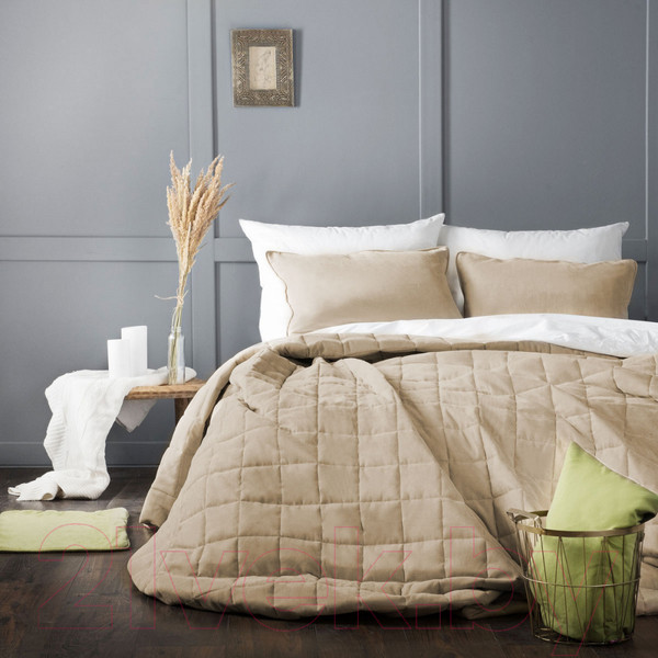 Изображение товара Набор текстиля для спальни Pasionaria Софт 250x270 с наволочками (бежевый)