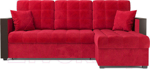 Изображение товара Диван угловой Mebel-Ars Техас (кордрой красный)