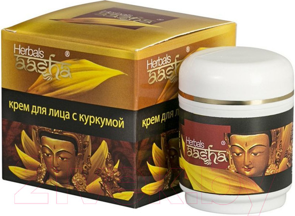 Изображение товара Крем для лица Aasha Herbals С куркумой (50мл)